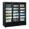 NordCap Gefrierschrank mit Glast&uuml;r ATOM MAXI 3T-BB