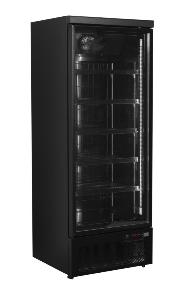 NordCap Gefrierschrank mit Glast&uuml;r ATOM MAXI 1T-BB