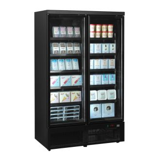 NordCap Gefrierschrank mit Glast&uuml;r ATOM MAXI 2T-BB
