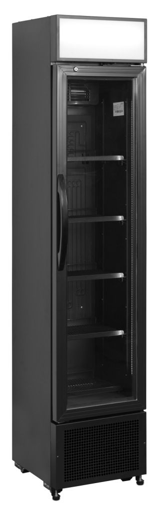 NordCap R&eacute;frig&eacute;rateur &agrave; porte vitr&eacute;e - KU 175 G-SP NOIR - 114 L