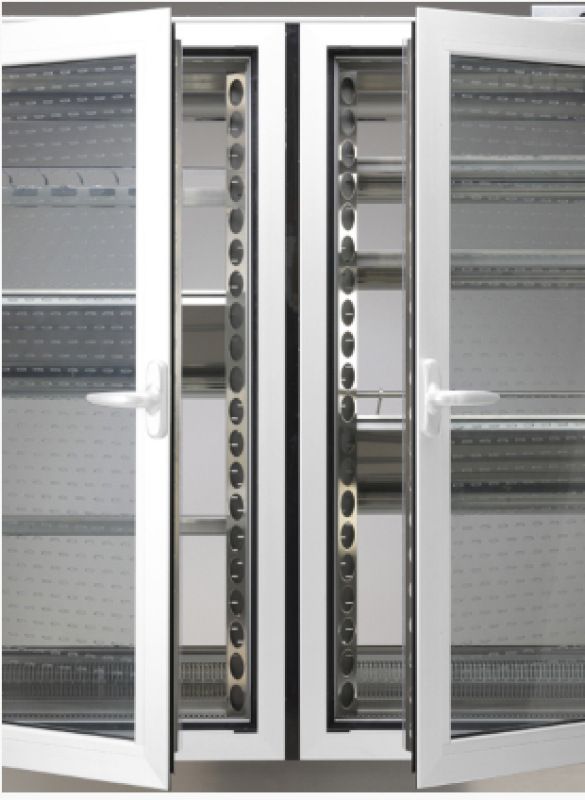 NordCap Puerta de cristal para ALASKA 180 / SLIM 180 (1x) y 360 / SLIM 360 (2x), trasera