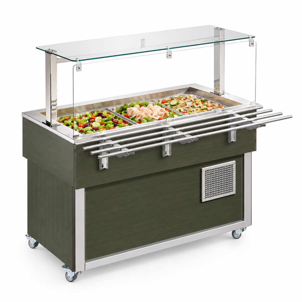 NordCap bar sałatkowy TR-GREEN 3/1 SERWIS