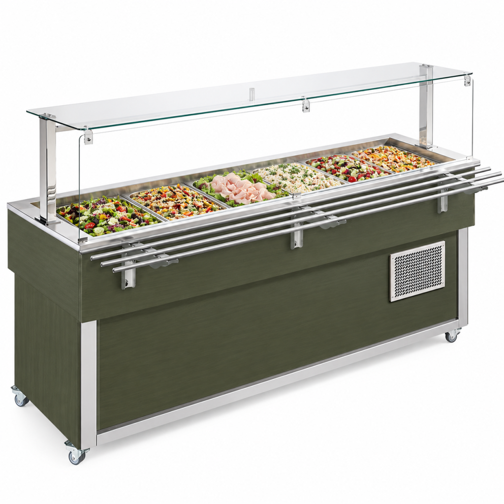 NordCap bar sałatkowy - TR-GREEN 6/1 SERWIS