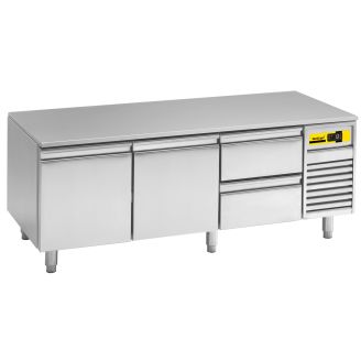 NordCap Mesa de trabajo refrigerada bajo mostrador UKT 2ZG 2ZK