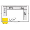 NordCap Sistema di scaffalature Z 290-200 / 294-204