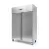Maxima Congelador - 800 L - 6 estantes ajustables - Acero inoxidable - Con ruedas