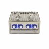 Maxima Kookplaat Horeca - 4 Pitten - Dubbel - 60 cm Diep - Gas