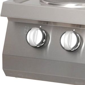 Maxima Heavy Duty Kookplaat - 2 Pitten - Enkel - 70 cm - Elektrisch
