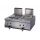 Maxima Heavy Duty Friteuse - 2 x 12 L - Dubbel - 70 cm Diep - met Tapkraan - Gas
