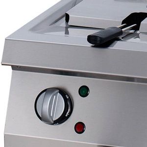 Maxima Heavy Duty Friteuse - 1 x 12 L - Enkel - 70 cm Diep - met Tapkraan - Elektrisch