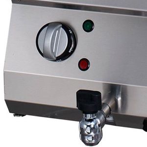 Maxima Heavy Duty Friteuse - 1 x 12 L - Enkel - 70 cm Diep - met Tapkraan - Elektrisch