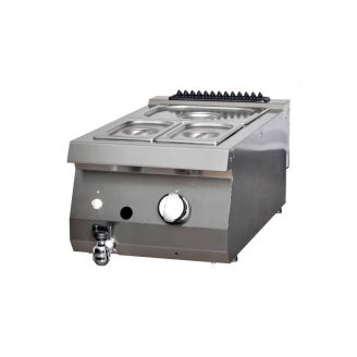 Maxima Kraftig Bain Marie - Enkelt - 70 cm Dyb - Gas