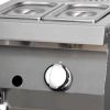 Maxima Kraftig Bain Marie - Enkelt - 70 cm Dyb - Gas