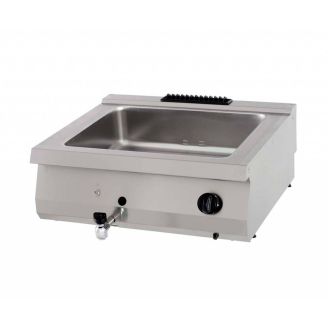 Maxima Heavy Duty Bain Marie - Dubbel - 70 cm Diep - Gas