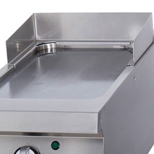 Maxima Robust grillplade - Glat forkromet - Enkel - 70 cm dyb - Elektrisk