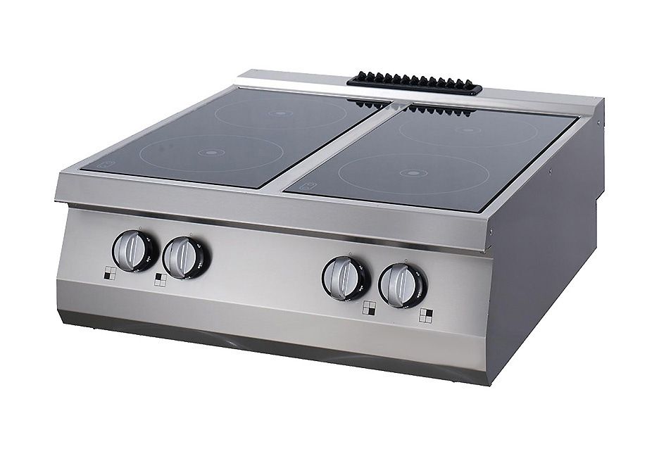 Maxima Heavy Duty Kookplaat - 4 Pits - Infrarood - Enkel - 70cm - 400V