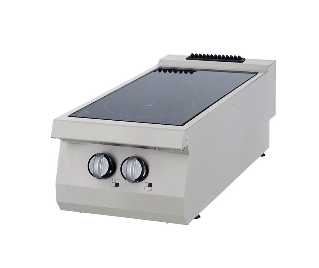 Maxima Heavy Duty Kookplaat - 2 pits - Infrarood - Enkel - 70cm - 400V