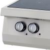 Maxima Heavy Duty Kookplaat - 2 pits - Infrarood - Enkel - 70cm - 400V