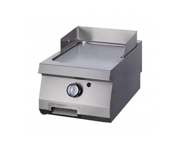 Maxima Heavy Duty Grillplade - Glat Krom - Enkel - 70 cm Dyb - Gas