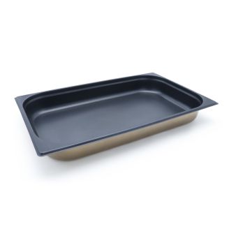 Maxima Bac Gastronorme - GN 1/1 - Profondeur 6,5 cm - Rev&ecirc;tement antiadh&eacute;sif