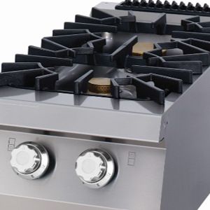 Maxima Premium Kookplaat - 2 Pitten - Enkel - 90 cm Diep - Gas