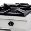 Maxima Premium-Kochfeld &ndash; 1 Brenner &ndash; Doppelt &ndash; 90 cm tief &ndash; Gas