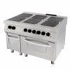 Maxima Premium Fornuis - 6 Pitten - Driedubbel - 90 cm Diep - incl. Oven - Elektrisch