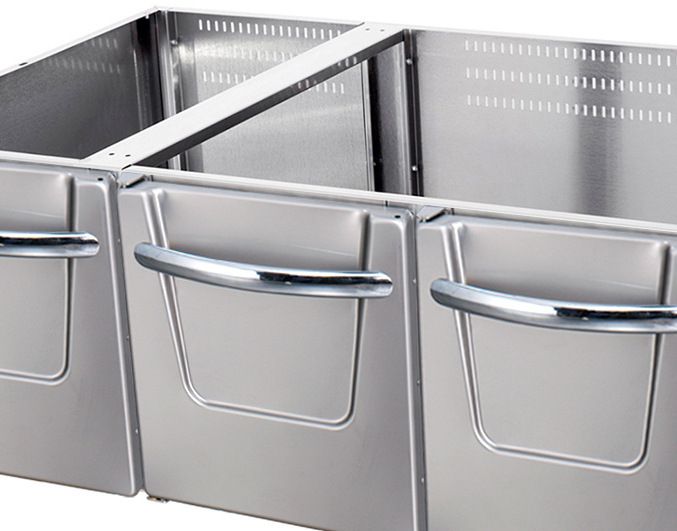 Maxima Premium Onderstel - Driedubbel - 90 cm Diep - met Deuren