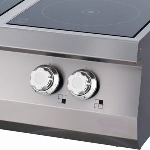 Maxima Premium Kookplaat - 4 Pitten - Infrarood - Dubbel - 90 cm Diep - Elektrisch
