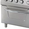 Maxima Premium komfur - 4 blus - dobbelt - 90 cm dyb - inkl. ovn - gas