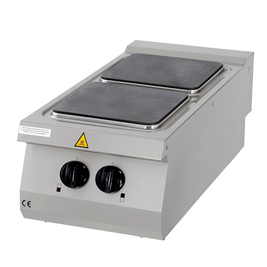 Maxima Premium Kookplaat - 2 Pitten - Enkel - 90 cm Diep - Elektrisch