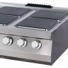 Maxima Premium Kookplaat - 4 Pitten - Dubbel - 90 cm Diep - Elektrisch