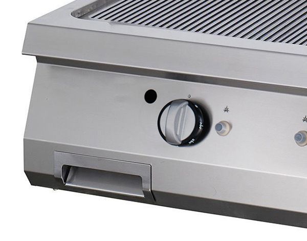Maxima Chapa Premium para Grelhar - Cromada Ranhurada - Dupla - 90 cm de Profundidade - El&eacute;trica