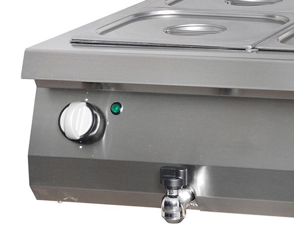Maxima Premium Bain Marie - Doppelt - 90 cm tief - Elektrisch