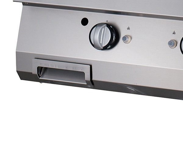 Maxima Premium Grillplaat - Half Gegroefd - Dubbel - 90 cm Diep - Gas