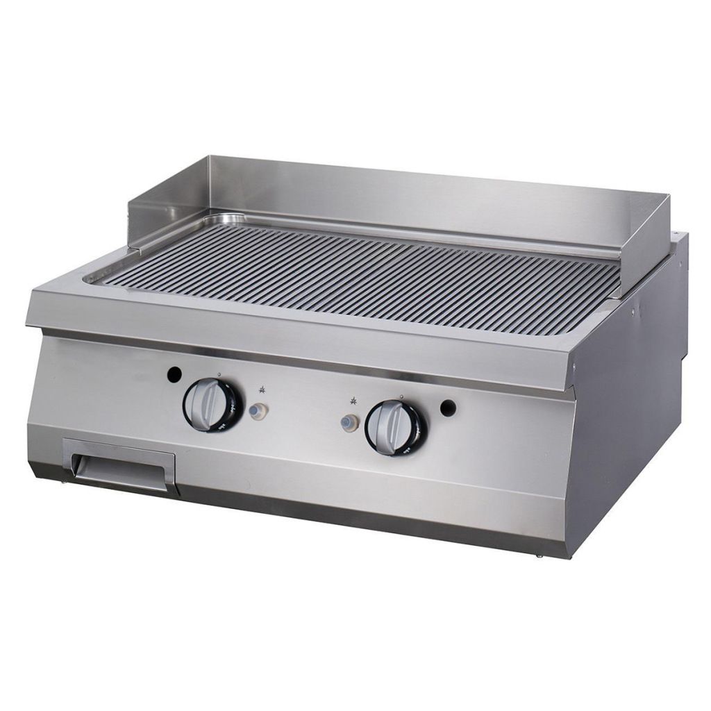 Maxima Premium Grillplaat - Gegroefd - Dubbel - 90 cm Diep - Gas