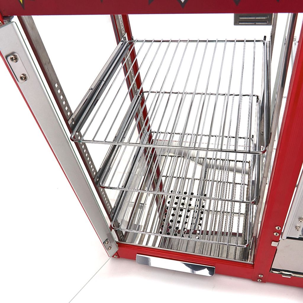 Maxima M&aacute;quina de palomitas de ma&iacute;z &ndash; 150 g &ndash; con vitrina calentadora