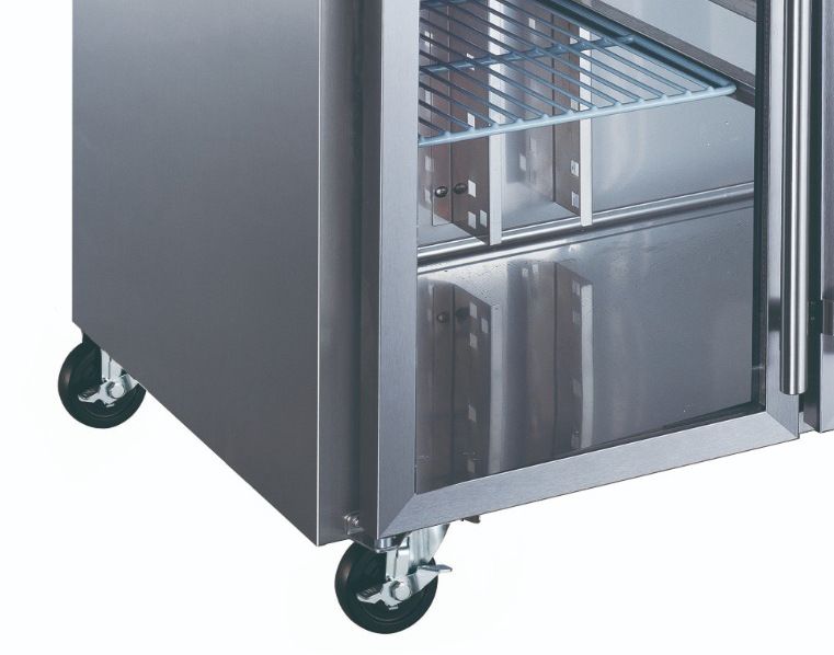 Maxima Etabli r&eacute;frig&eacute;r&eacute; - 136 cm - 2 portes vitr&eacute;es