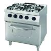 Maxima Kraftig spis - 4 br&auml;nnare - Dubbel - 70 cm djup - 30 kW - Gas inkl. elektrisk ugn