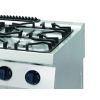 Maxima Kraftig spis - 4 br&auml;nnare - Dubbel - 70 cm djup - 30 kW - Gas inkl. elektrisk ugn