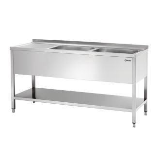 Bartscher Spoelcentrum 700, B1600 2 bacs &agrave; droite