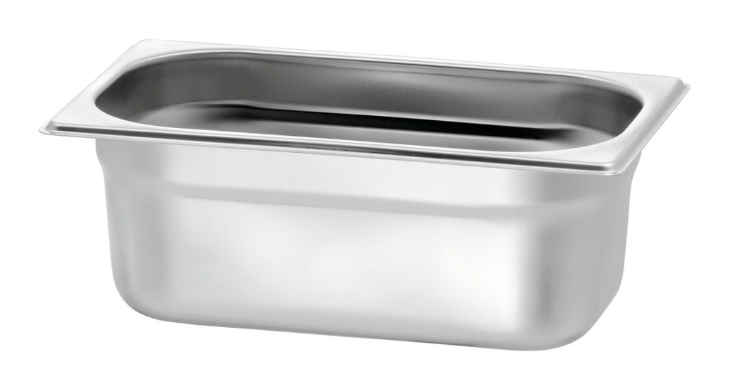 Bartscher Contenedor gastronorm de acero inoxidable 1/4 GN - 100 mm