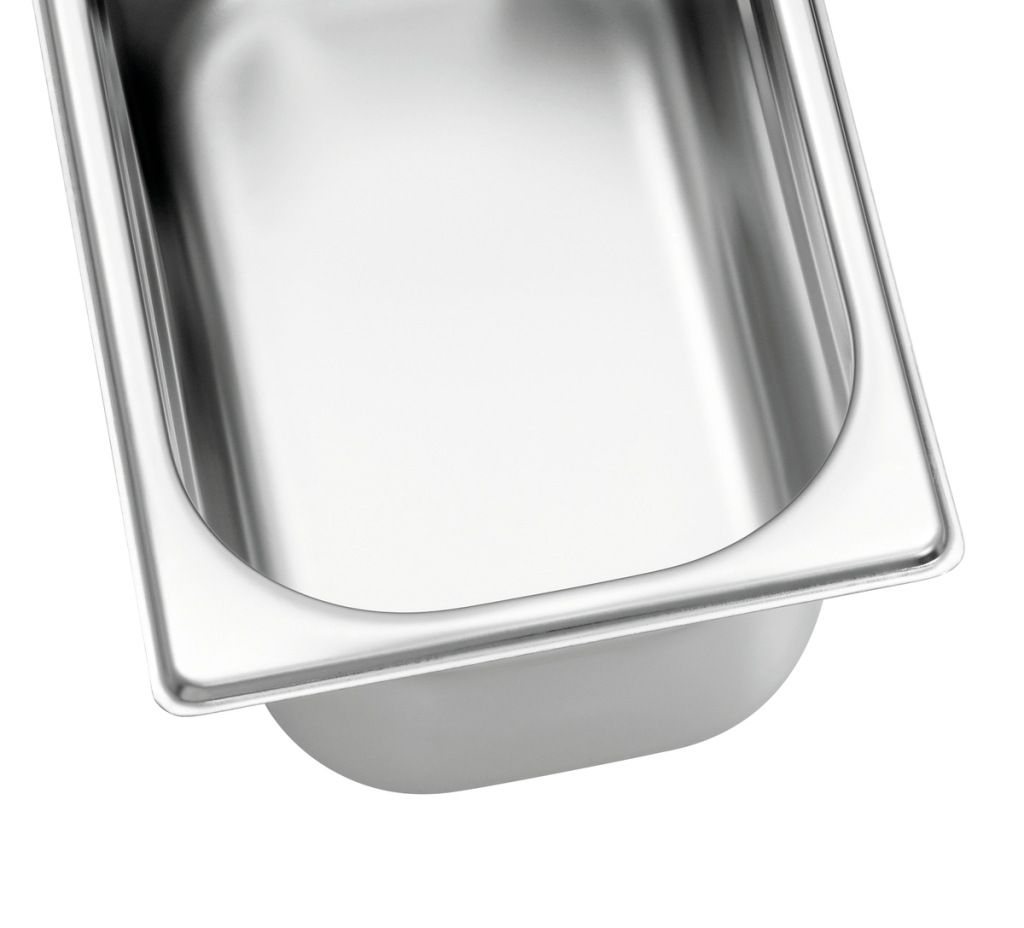 Bartscher Contenedor gastronorm de acero inoxidable 1/4 GN - 100 mm