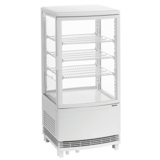 Bartscher Mini-K&uuml;hlvitrine 75L2T wei&szlig;