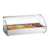 Bartscher heated countertop display case 4x 1/3 GN