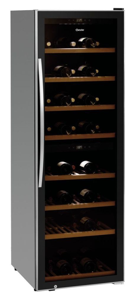 Bartscher Weink&uuml;hlschrank &ndash; 2 Zonen &ndash; 180 Flaschen