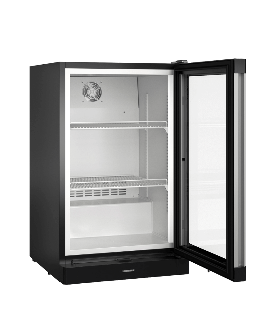 Liebherr Barra refrigerada com display LED preta BCv 1103 Blackline