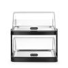 rolltop K&uuml;hldisplay Duo UNIQ, designed by Robert Bronwasser, Doppelt, Schwarz, 480x355x(H)480mm, Rechteckig