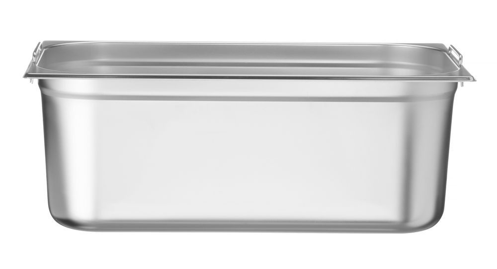 Hendi gN 1/1 container, verzonken handgrepen, Profi Line PLUS, GN 1/1, 28L, Zilver, 530x325x(H)200mm
