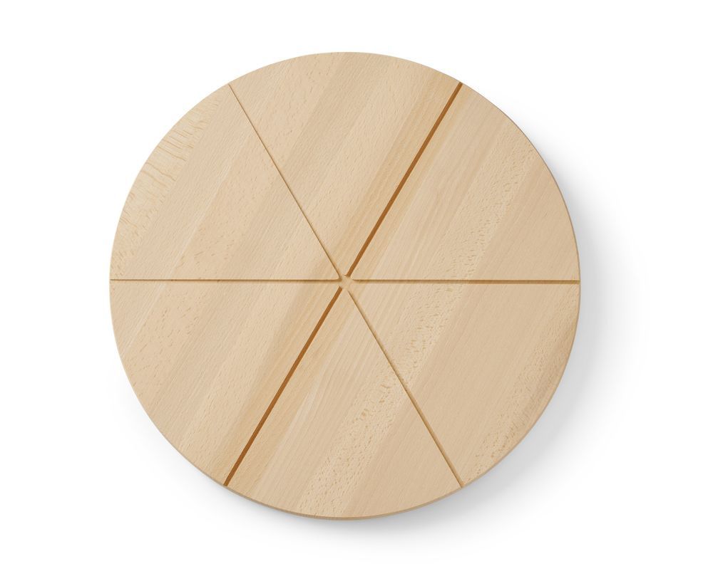 T&aacute;bua para pizza Hendi em madeira de faia 350 mm